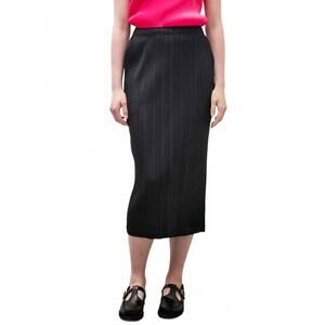 NEW VANITE COUTURE midi pencil skirt in black